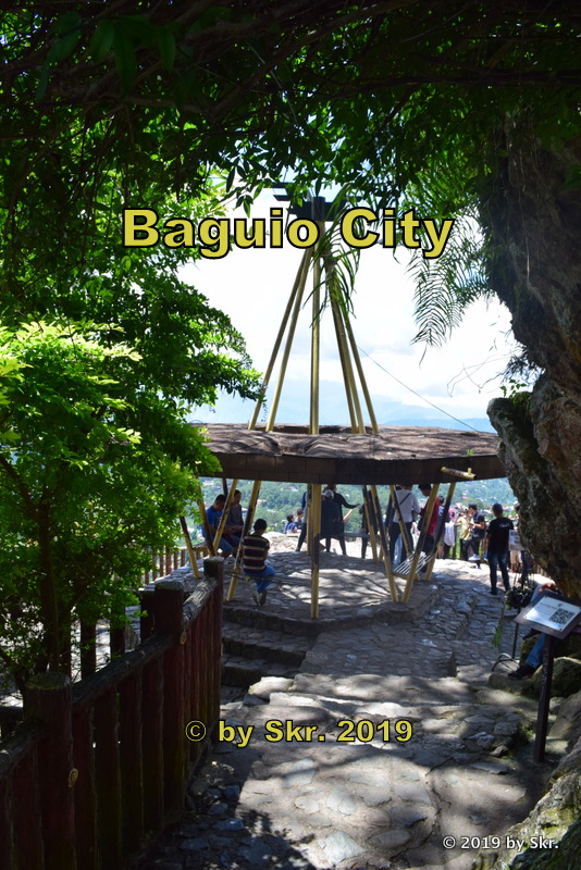 Lety's Transient House in Baguio City - Mines-View Park at midday. 